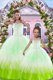 Unique Sleeveless Tulle Floor Length Lace Up Quinceanera Dress in Multi-color with Beading