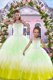 Extravagant Sleeveless Tulle Floor Length Lace Up Ball Gown Prom Dress in Multi-color with Beading