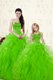 Admirable Ball Gowns Sweetheart Sleeveless Organza Floor Length Lace Up Beading and Ruffles Quinceanera Gowns