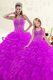 Admirable Sleeveless Beading and Ruffles Lace Up Quinceanera Dresses Admirable Sleeveless Beading and Ruffles Lace Up Quinceanera Dresses