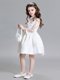 High-neck Long Sleeves Lace Flower Girl Dresses Lace Zipper
