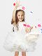 New Arrival White Ball Gowns Scoop Sleeveless Organza Mini Length Zipper Lace and Ruffles Flower Girl Dresses for Less