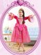 Scoop Tea Length Zipper Flower Girl Dresses for Less Hot Pink for Party and Quinceanera and Wedding Party with Sequins