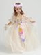High End Half Sleeves Appliques and Hand Made Flower Zipper Flower Girl Dresses