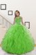Great Halter Top Organza Sleeveless Floor Length Little Girls Pageant Dress Wholesale and Beading and Ruffles
