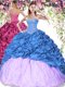 Fashion Sweetheart Sleeveless Taffeta Vestidos de Quinceanera Pick Ups Lace Up