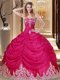 Pick Ups Sweetheart Sleeveless Lace Up Sweet 16 Dress Hot Pink Tulle