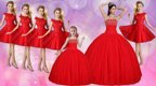 Sleeveless Beading Lace Up Sweet 16 Quinceanera Dress